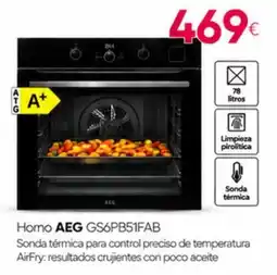 Tien 21 AEG horno gs6pb51fab oferta