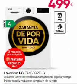 Tien 21 Lavadora LG F4X5009TLB oferta