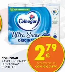 CashDiplo Colhogar papel higiénico ultra suave oferta