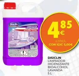CashDiplo Disiclin limpiador higienizante bioalcohol lavanda oferta
