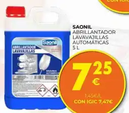CashDiplo Saonil abrillantador lavavajillas automáticas oferta
