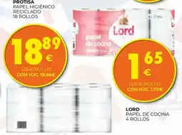 CashDiplo Protisa papel higiénico reciclado oferta