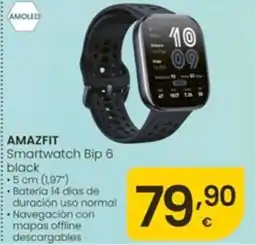 Eroski Amazfit smartwatch bip 6 black oferta