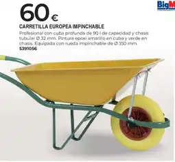 BigMat BigM Carretilla Europea Impinchable oferta