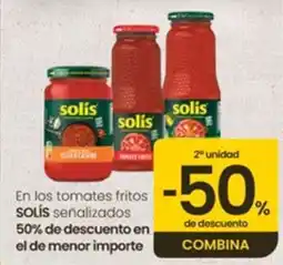 Eroski Solis tomates fritos oferta