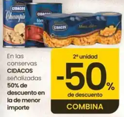 Eroski Cidacos conservas oferta