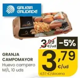 Eroski Granja Campomayor Huevo campero oferta
