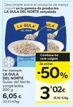 Caprabo La Gula del Norte gulas del norte congeladas oferta