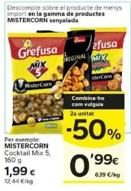 Caprabo Grefusa MisterCorn oferta