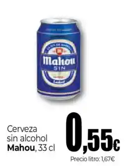 Unide Supermercados Mahou cerveza sin alcohol oferta