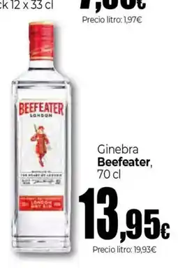 Unide Supermercados Beefeater ginebra oferta