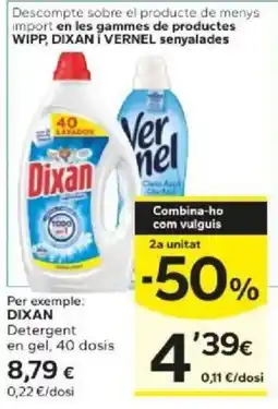 Caprabo Dixan Detergent en gel oferta