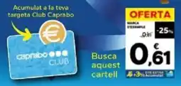 Caprabo marca d'ensemble oferta
