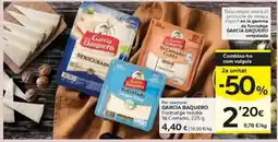 Caprabo García Baquero formatge tendre Ya Cortado oferta