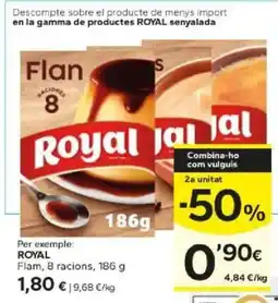 Caprabo Royal flan oferta