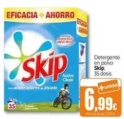 Unide Supermercados Skip Active Clean oferta