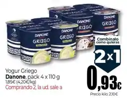 Unide Supermercados Danone yogur griego oferta