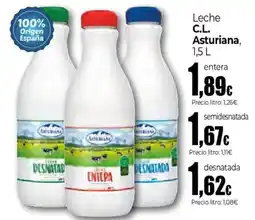 Unide Supermercados Leche Asturiana oferta