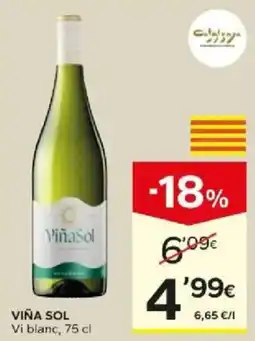 Caprabo Viña Sol Vi blanc oferta