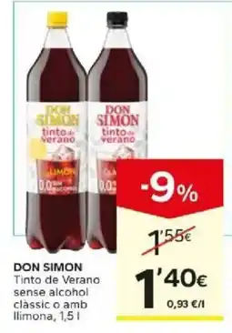 Caprabo Don Simon tinto de verano oferta