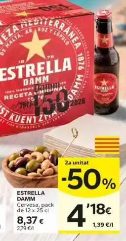 Caprabo Estrella Damm Cervesa oferta