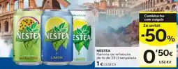 Caprabo Nestea gamma de refrescos de te oferta
