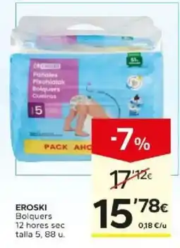 Caprabo eroski bolquers oferta