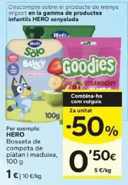Caprabo Hero goodies oferta