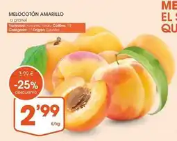 Supermercados Plaza Origen - melocoton amarillo oferta
