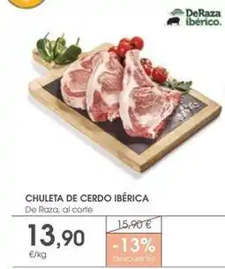 Supermercados Plaza Deraza - chuleta de cerdo iberica oferta