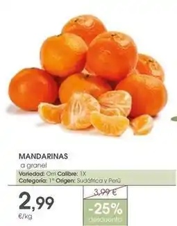 Supermercados Plaza Origen - mandarinas oferta
