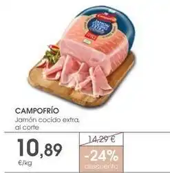 Supermercados Plaza Campofrío - jamon cocido extra oferta