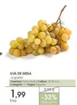 Supermercados Plaza Origen - uva de mesa oferta