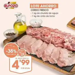 Supermercados Plaza Elpozo - cerdo fresco oferta