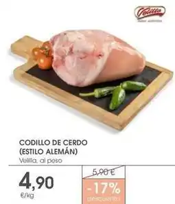 Supermercados Plaza Velilla - codillo de cerdo oferta