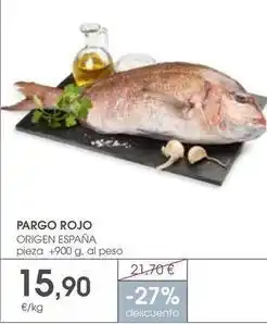Supermercados Plaza Origen - pargo rojo oferta