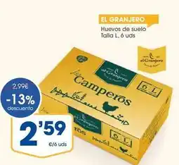 Supermercados Plaza El granjero - huevos de suelo talla oferta