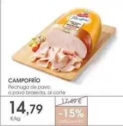 Supermercados Plaza Campofrío - pechuga de pavo o pavo braseda oferta