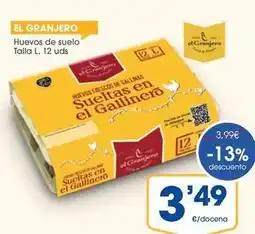 Supermercados Plaza El granjero - huevos de suelo oferta