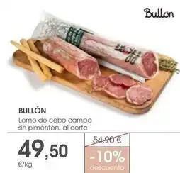 Supermercados Plaza Lomo de cebo campo sin pimentón oferta
