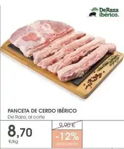 Supermercados Plaza Deraza - panceta de cerdo iberico oferta