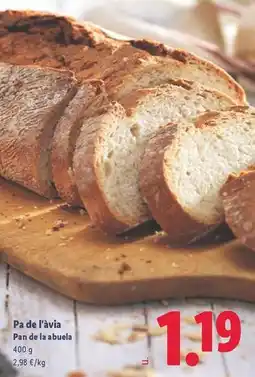 Lidl Pan de la abuela oferta