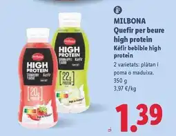 Lidl Milbona - quefir per beure high protein oferta