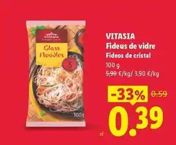 Lidl Vitasia - fideos de cristal oferta