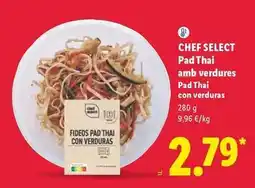 Lidl Chef select - pad thai con verduras oferta