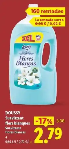 Lidl Doussy - suavizante flores blanques oferta