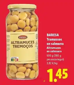 Lidl Baresa - tramussos en salmorra oferta