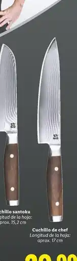 Lidl Seilver crest - cuchillo de chef oferta
