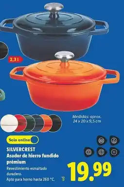 Lidl Silvercrest - asador de hierro fundido premium oferta