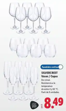 Lidl Silvercrest - vasos oferta